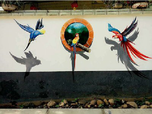 慈利视觉错位-3D墙绘设计