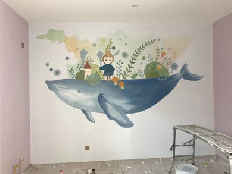 慈利手绘墙的特点及优势。